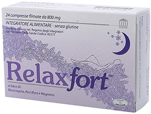 Pentha Pharma Italia Relaxfort Integratore alimentare contro ansia, stress e insonnia
