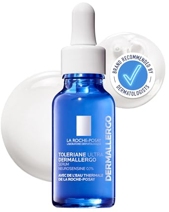 La Roche Posay Toleriane Ultra Dermallergo Serum, Intensiv beruhigendes Serum für zu Allergie neigende, empfindliche Haut, Mit Hyaluron und Neurosensine, Für allergische und reaktive Haut, 20 ml