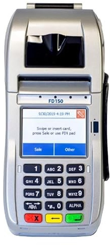 First Data FD150 EMV CTLS Kreditkarten-Terminal mit Wells 350 Verschlüsselung