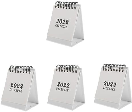 VILLCASE 4stücke Tischkalender Kreativer Tischkalender Für Büro Desktop-organizer Mit Modernem Design Für Lehrer Und Büroangestellte Monate