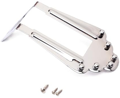 TOGEVAL Gitarrensteg-saitenhalter Mit Befestigungsschrauben Saitige Passend Für Akustische Folk-gitarren