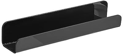 Acrylplatten, schwebende Regale aus Acryl, Schwarze Vitrine, schwebende Wandregale, Bücherregale, Wanddekoration für die Badezimmeraufbewahrung, schwarz, 30 cm