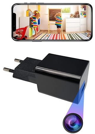 Nuova fotocamera compatta wireless WiFi 1080P 5G con funzione di ricarica, micro telecamera spia domestica, APP intelligente Tuya