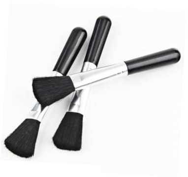 Lurrose Kit Nettoyant Écran Ordinateur 4 Pièces Brosse de Nettoyage pour Clavier, Chiffon Doux Noir et Liquide de Nettoyage 20ml pour Écrans et Espaces Difficiles D'accès