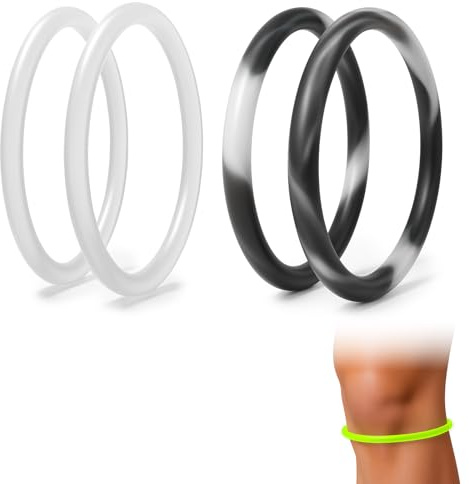 Rodillera para tendinitis rotuliana, paquete de 4, rodillera ortopédica, rodillera, rodillera deportiva, soporte que alivia el dolor para senderismo, fútbol, baloncesto