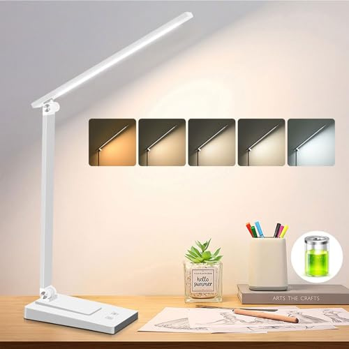ErayLife Lampada da Tavolo LED Ricaricabile Wireless, 800 LM, 2600 mAh