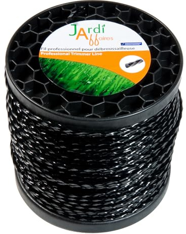 Jardiaffaires Bobine de Fil Torsade pour débroussailleuse qualité Pro 3mm x 160 mètres