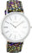 Oozoo Vintage Damenuhr Lederband 40 MM Weiss/Rainbow C8941