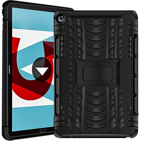 Verco Hülle für Huawei Mediapad M5 / M5 Pro 10.8, Outdoor Schutzhülle Armor Tablet Case Cover, Schwarz