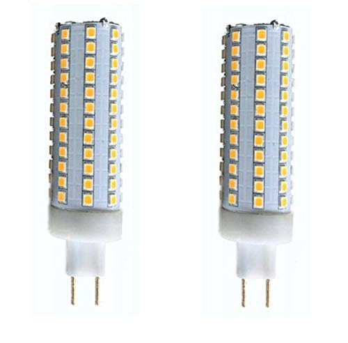 G8.5 LED Light Bulbs 10W(75W-100W Halogen Incandescent Floodlight Replacement) G8.5 LED Bulbs Warm White 3000K LED Corn Light Bulb for Home Warehouse Factory,Not Dimmable,108 LED 2835 SMD,2 Pack