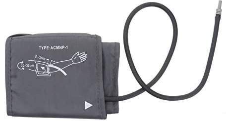 Healifty Brazalete De Presión Arterial De Repuesto Para Adultos Y Familias Manguito Portátil Para Tensiómetro De Brazo Medición En Casa Ligero Y Fácil De Transportar 18.89X5.70X0.19in