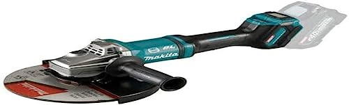 Makita GA038GZ07 40V Max Li-ion XGT Brushless 230mm Angle Grinder – Batteries and Charger Not Included, Blue