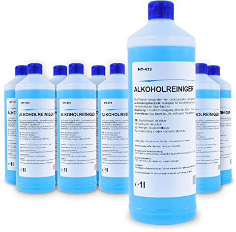 Hypafol Alkoholreiniger 12x1l – Premium Flächen-, Boden- & Glasreiniger I Effizientes Reinigungsmittel Konzentrat I Rückstands-& streifenfreier Reiniger in Lebensmittelverarbeitung I Glänzender Finish