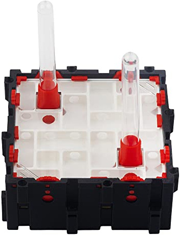 Anthouse.es - Hormigueros Modulares 3D - Modelo QBIK Quadra - Terrario Ampliable para Colonias de Hormigas - Hormiguero con Galerías Medianas - Hormiguero 3D con Sala de Forrajeo - 12,78x12,78x5 cm