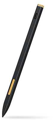 Huion Aktiver Kapazitiver Stylus Stift HS200 FüR Chromebook, USI 2.0 Wiederaufladbarer HochpräZisionsstift, 4096 Druckstufen & Magnetische Speicherung, NeigungsunterstüTzung, Programmierbare Taste