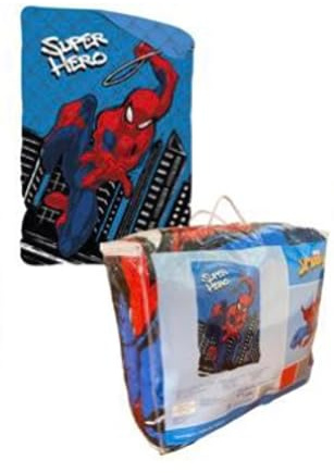 Corredocasa Trapunta Invernale con Vari Personaggi, per Letto una Piazza 170x260 cm Made in Italy, Morbida e Confortevole per i Vostri Bambini e le Vostre Bambine (Blu)
