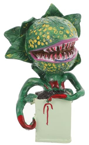 OFFSCH Green Resin Plant Figurine Craft Decor with Fine Workmanship | Creative Garden Ornament, Sturdy Not Easy to Deform or Break, Home Scene Adornment, Halloween Display