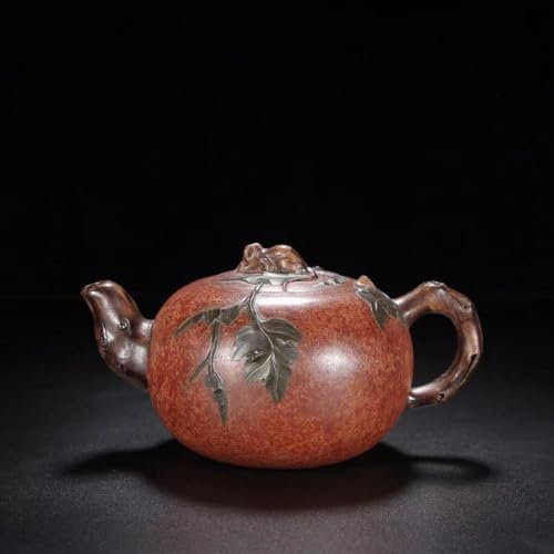 Tetera China, sección de mineral crudo hecha a mano, tetera de tocón de mono con viga de barro, juego de té antiguo de reflujo de la provincia de Taiwán.