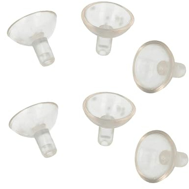 bricoleva.it 8 Ventose per Mensole in Cristallo Bricoleva.it - Ventosa Reggimensola in Vetro - Ventosa per Vetri - Disponibili nei Diametri 20mm e 25mm - Ideali per Tavoli e Mensole in Vetro (Ø 20 Mm)
