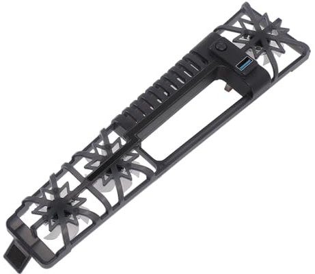 Ventilador de Refrigeración para Consola de Juegos Slim, Luz RGB, Ventilador de Refrigeración USB, Ventilador Magnético de Velocidad Múltiple con Luces Traseras RGB de Colores,