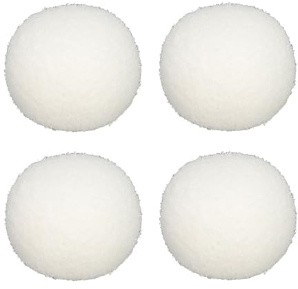 Pwshymi Boule D'élimination D'écume 4 Pièces, éponge Absorbant l'huile pour Spas, Piscines, Spas, Conception Réutilisable, Adaptée au Nettoyage des Baignoires, des éviers, Matériau