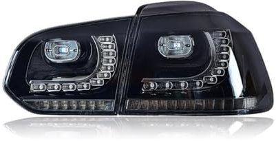 HAIYUN Auto Rückleuchten für Golf 6 GTI R20 MK6 2008-2013, Schlussleuchte Montage Hintere Bremsleuchte Äußeres Rücklicht Zubehör Wasserdicht,normal-B Right