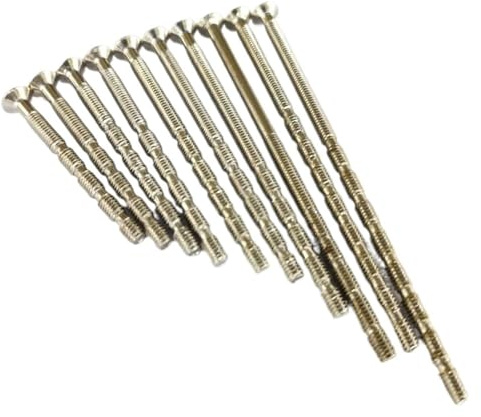 Vis de bouton de porte M4, 10 pièces boutons découpables M4 serrure de poignée vis de poignée de porte à clipser accessoires de quincaillerie(10pcs M4x90mm)
