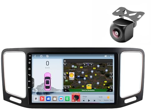 Android 14 Autoradio für Volkswagen VW Sharan für SEAT Alhambra 7N 2010-2022 GPS Navigation 9 Zoll Kapazitiver Touchscreen Auto Stereo Mit Radio SWC FM RDS Carplay Android Auto (M400S 8core 4+64G)