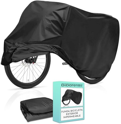 Copri bicicletta da esterno impermeabile Materiale PEVA 240 x 140 cm Protegge da sole pioggia polvere Nero