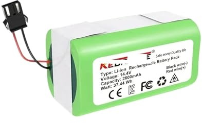 Accesorios De Batería For Aspiradora, Compatibles Con Conga 990, 1090, 950, Tesvor X500, Batería De Iones De Litio.(2Pcs 3500mAh)