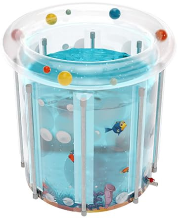 Baignoire portable - Baignoire pliable épaisse et durable qui maintient la température | Baignoire de bain familiale réglable pour et adultes, baignoire portable pour bain chaud et bain de