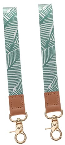 DIYEAH 1 Jeu Porte Clés À Dragonne Pour Femmes Et Filles De Lanières Pour Clés Id Et Accessoires Pratique 2 Pièces