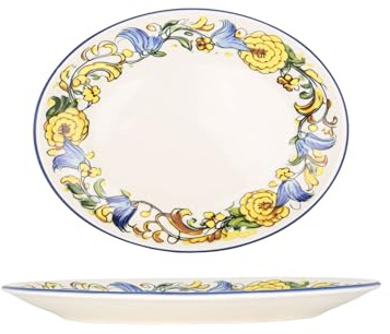 Bonna Placa de servicio - Albufera - Porcelana - 31x24 cm - juego de 2