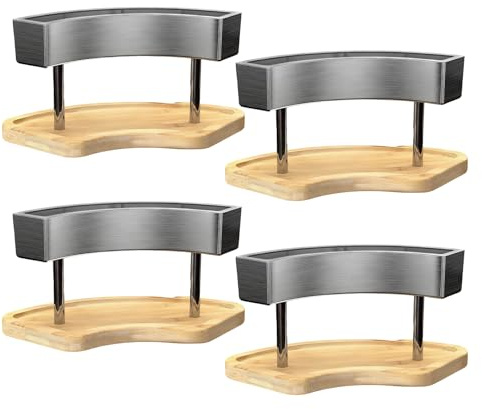 Braciere da tavolo per interni | 4 pezzi bruciatori per stufa – Camino portatile per giardino, terrazza, balcone, picnic, cenare, riunioni, serate