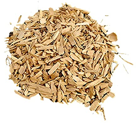 ZGUZMCMK Apple Räucherchips Apfelholz Grillpellets Mulch Räucherstück Zubehör Chemiefrei für Gartenaktivitäten Outdoor Grillen Camping Familienfeiern, Mehrfarbig, 0,5 cm