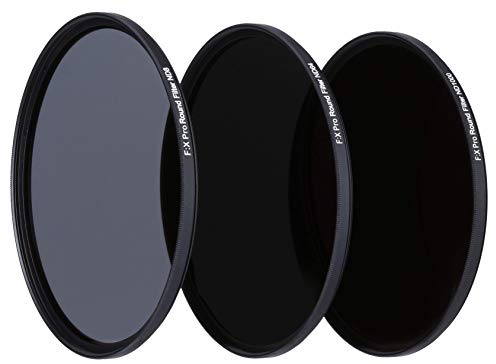 Rollei F:X Pro ND Filterset (ND8, ND64, ND1000) Neutraldichtefilter Set mit 3 Graufiltern (62mm) mit Ultrafeinem Coating Kratzfest Wasserdicht Rundfilter für Kameraobjektiv