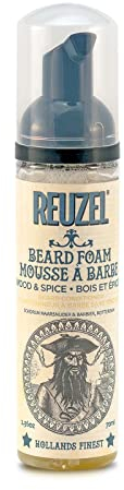 Reuzel Wood and Spice Beard Foam, Deodorizes Beard, 70 ml