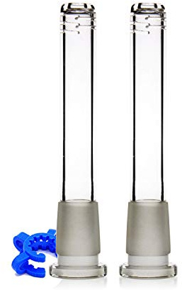 Glass Bong downstem for Smoking Pipe 14.5mm Bong, Accessories Glass Bongs Parts 2 downstem Hookah Pipe Bowls with Bongs Accessory Bowl for Glass Pipe Filter Bubbler Nicotine Free