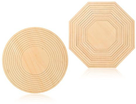 Molde formador de cerámica, juego de moldes para formar platos de cerámica, fácil de desmoldar, moldes de arcilla de madera, apilables, herramienta de formación de cerámica para cerámica, arcilla,