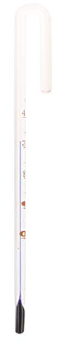 jiingekk Termometro in vetro per acquario da appendere misuratore di temperatura Pesce per serbatoi Forniture per acqua dolce e salata pesci ornamentali Acquario Riscaldatore Termometri Luce Ghiaia