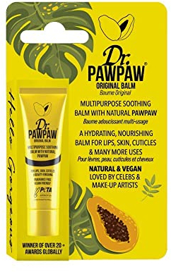 Dr. PawPaw Multipurpose Original Balm - Hydrating Lip Balm with Pawpaw, Aloe Vera and Olive Oil - Lip Moisturizer for Lips, Skin and Hair - 10 ml