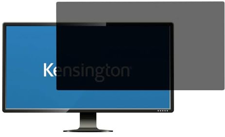 Kensington Blickschutzfilter für Monitore 23 Zoll, 16:09, Geeignet für LG, ViewSonic, Samsung, DSGVO-konform, Für mehr Datensicherheit, Mit Blaulichtfilter und Blendschutz, 626485
