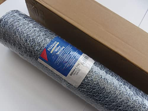 Astone heavy duty galvanised wire netting 900mm wide, 10m long, 13mm mesh 22g wire