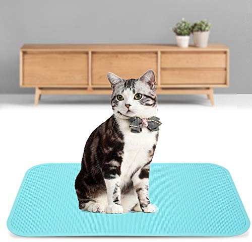 Pssopp Hundesalon rutschfeste Gummimatte Pflegetisch Trimmtisch Haustiermatte Gummimatte für Hund und Katze Salon Baden Training (Grün)