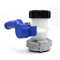 IBC Tote Tank Butterfly Valve Drain Adapter DN80 Inner Dia 75mm / 62mm IBC Tote Tank Valve Hose Fittings Adapter Drain Adapter Connector Parts Garden Tap Outlet Hose Fitting