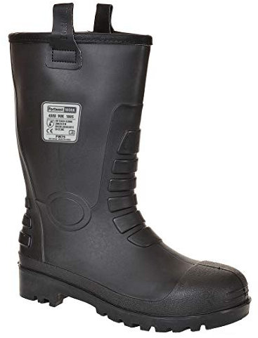 Portwest Neptune Rigger Sicherheitsstiefel S5 CI, Größe: 49, Farbe: Schwarz, FW75BKR49