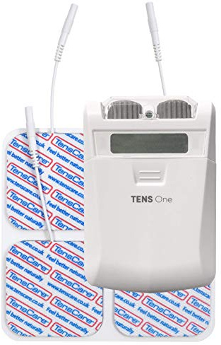 TensCare TENS ONE Dual Channel TENS smärtlindrande enhet lätt att använda roterande kontroll med 3 lägen