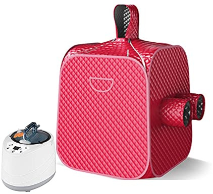 Sauna à vapeur portable XL cabine de tente Home Sauna Steamer 2.5L Intelligence Remote Control Portable générateur de Vapeur Pot avec 9 réglage de la Température du Fichier ( Color : 02 double )
