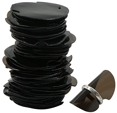 RingstäNder Ringhalter Fingerring StäNder SchmuckstäNder - Kunststoff Schmuck Aufbewahrungssystem Schmuckhalter FüR Ring Schmuckausstellung, Aufbewahrung Organizer Anzeige, Schwarz, 100 StüCk