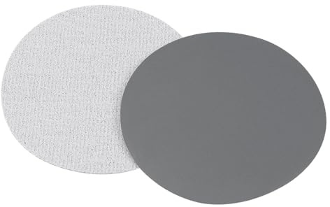 CoCud Dischi Abrasivi con Chiusura a Strappo, 3 75mm Carta Vetrata Grana 2500 Dischi Finitura in Carburo di Silicio - (Applicazioni: per Legno Metallo Cartongesso), 30pz